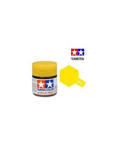 TAMIYA X24 AMARILLO TRANSPARENTE