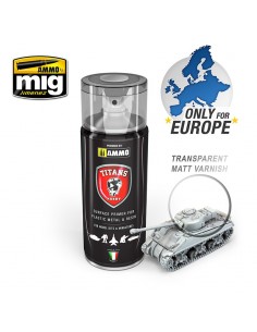 TITAN BARNIZ MATE TRANSPARENTE / BASE