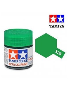 TAMIYA X25 VERDE TRANSPARENTE