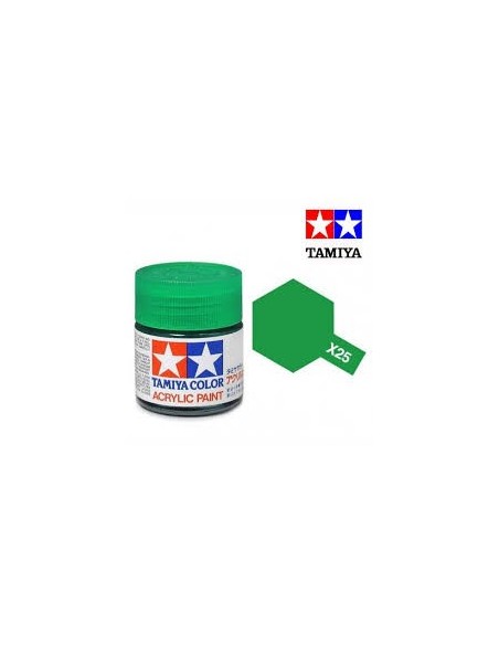 TAMIYA X25 VERDE TRANSPARENTE
