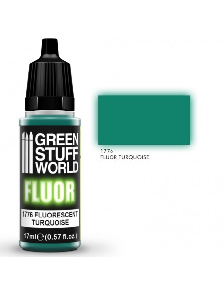 PINTURA FLÚOR TURQUESA