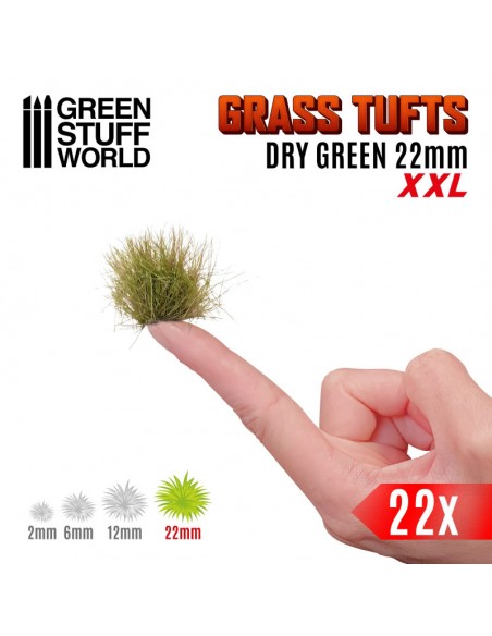 MATAS CÉSPED XXL VERDE SECO 22mm