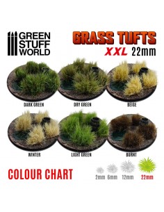 MATAS CÉSPED XXL VERDE CLARO 22mm 2