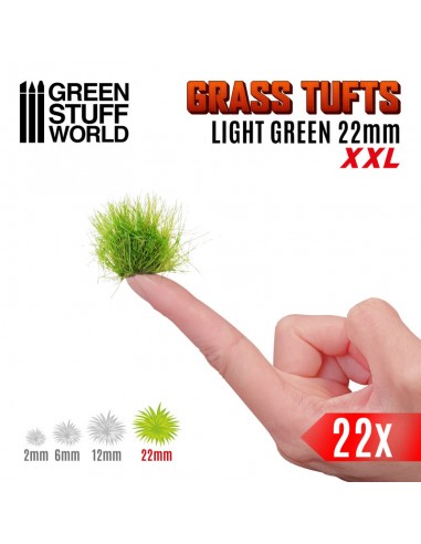 MATAS CÉSPED XXL VERDE CLARO 22mm