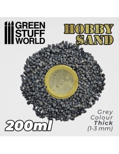 ARENA GRUESA 200ML - COLOR GRIS OSCURO 2