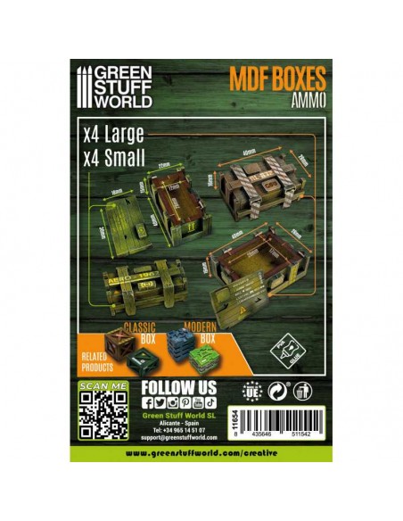 CAJAS DE MADERA RECTANGULARES DM