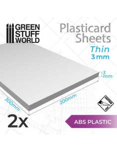 PLANCHA PLASTICARD LISA 3 MM - 2 PLANCHAS