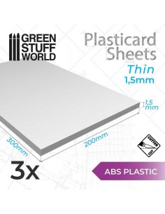 PLANCHA PLASTICARD LISA 1'5 MM - 3 PLANCHAS