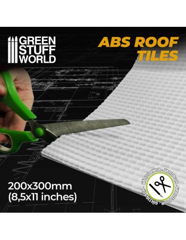 PLANCHA PLASTICARD TEJAS - TAMAÑO A4