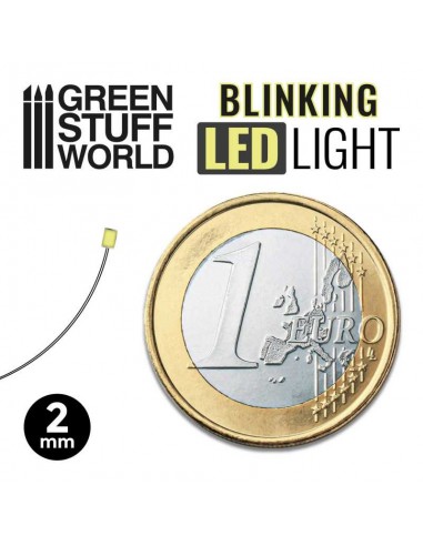 LUCES LED INTERMITENTES - BLANCO FRIO - 2MM