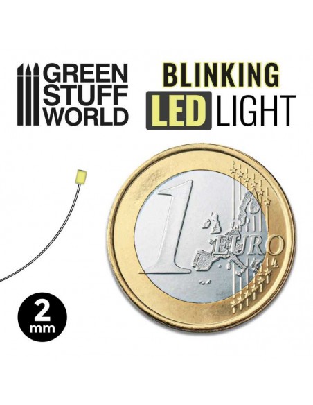 LUCES LED INTERMITENTES - BLANCO FRIO - 2MM