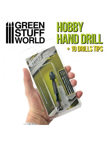 TALADRO MANUAL DE MODELISMO - COLOR NEGRO