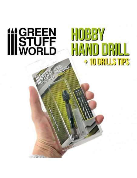 TALADRO MANUAL DE MODELISMO - COLOR NEGRO