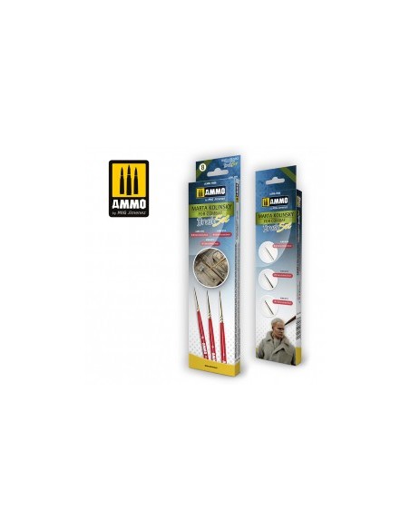 SET DE PINCELES MARTA KOLINSKY FOR COMBAT