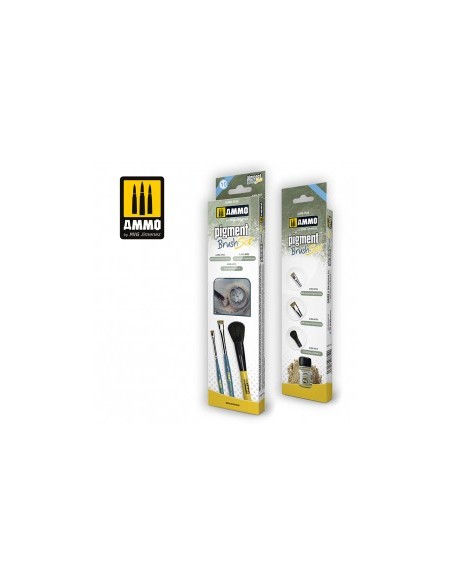 SET DE PINCELES PARA PIGMENTOS