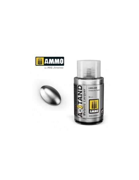 A-STAND CROMADO PARA PLÁSTICO