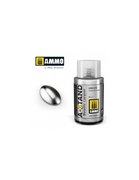 A-STAND CROMADO PARA LEXAN