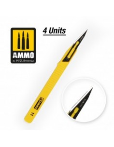 MINI CUCHILLA RECTA - 4 UDS.