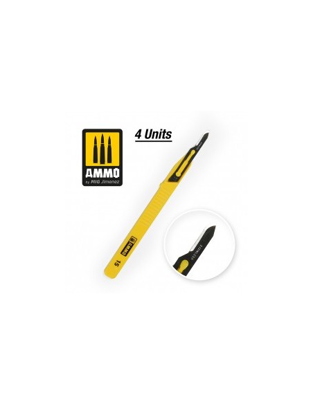 MINI CUCHILLA CURVA - 4 UDS.