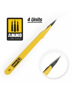 CUCHILLA ESTÁNDAR RECTA - 4 UDS.