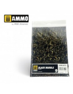 SUELO DE MÁRMOL NEGRO. LÁMINA LISA - 2 UDS.