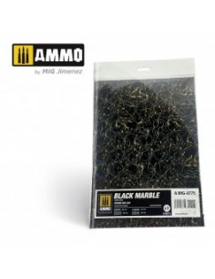 SUELO DE MÁRMOL NEGRO. BALDOSAS REDONDAS PARA BASES DE...