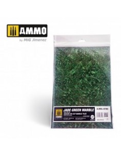 SUELO DE MÁRMOL VERDE JADE. BALDOSAS CUADRADAS - 2 UDS.