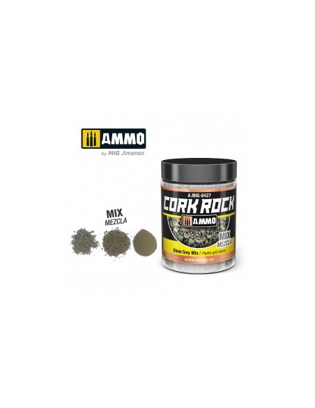 CREATE CORK ROCK - MEZCLA GRIS PIEDRA (BOTE 100ML)