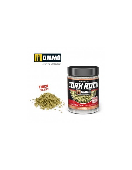 CREATE CORK ROCK - PIEDRA DESÉRTICA GRUESA (BOTE 100ML)