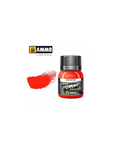 DRYBRUSH PINCEL SECO ROJO