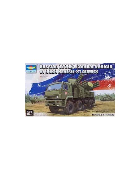 Russian 72V6E4 Combat Vehicle of 96K6 Pantsir-S1 ADMGS