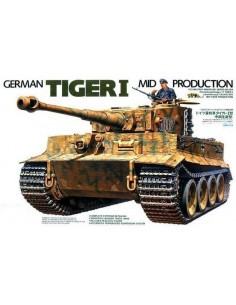 TIGER I MID PRODUCTION + extras zimerit soldados 89562 y...
