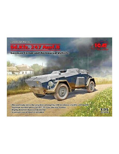 Sd.Kfz.247 Ausf.B + ruedas resina
