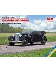 Typ 320 (W142) Cabriolet WWII German Staff Car