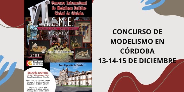 Concurso de Modelismo en Córdoba 13-14-15 de diciembre 